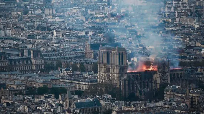 L'incendie de la cathédrale Notre Dame